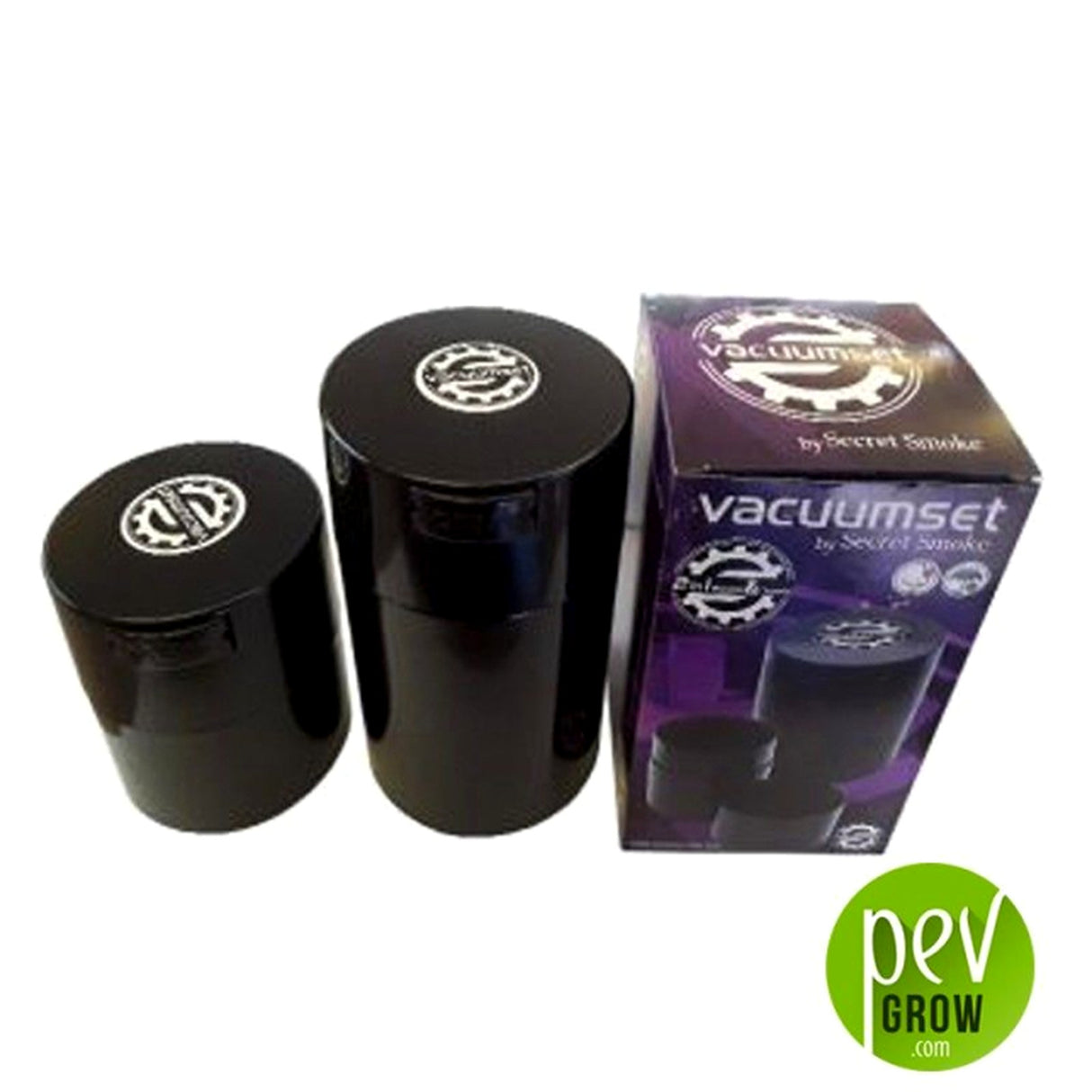 Contenedor Hermético al Vacío 60ml Negro - Secret Smoke - vista 1