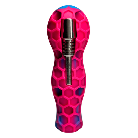 Pipa Rosin De Silicona Abeja Rosado