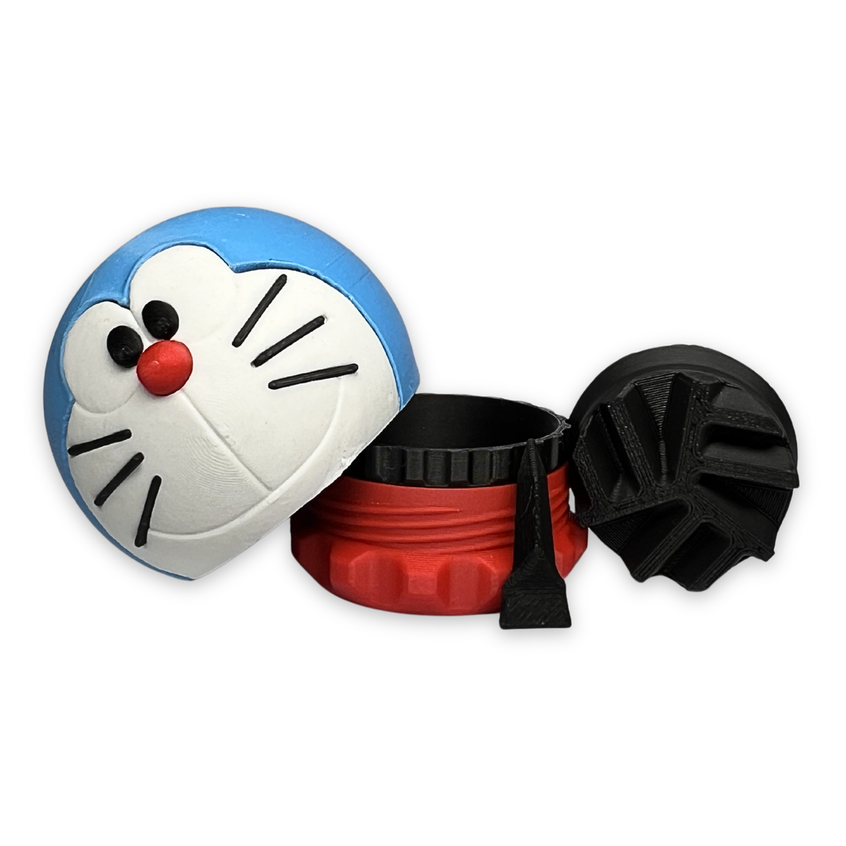 Moledor Doraemon 3D 4 Piezas Azul