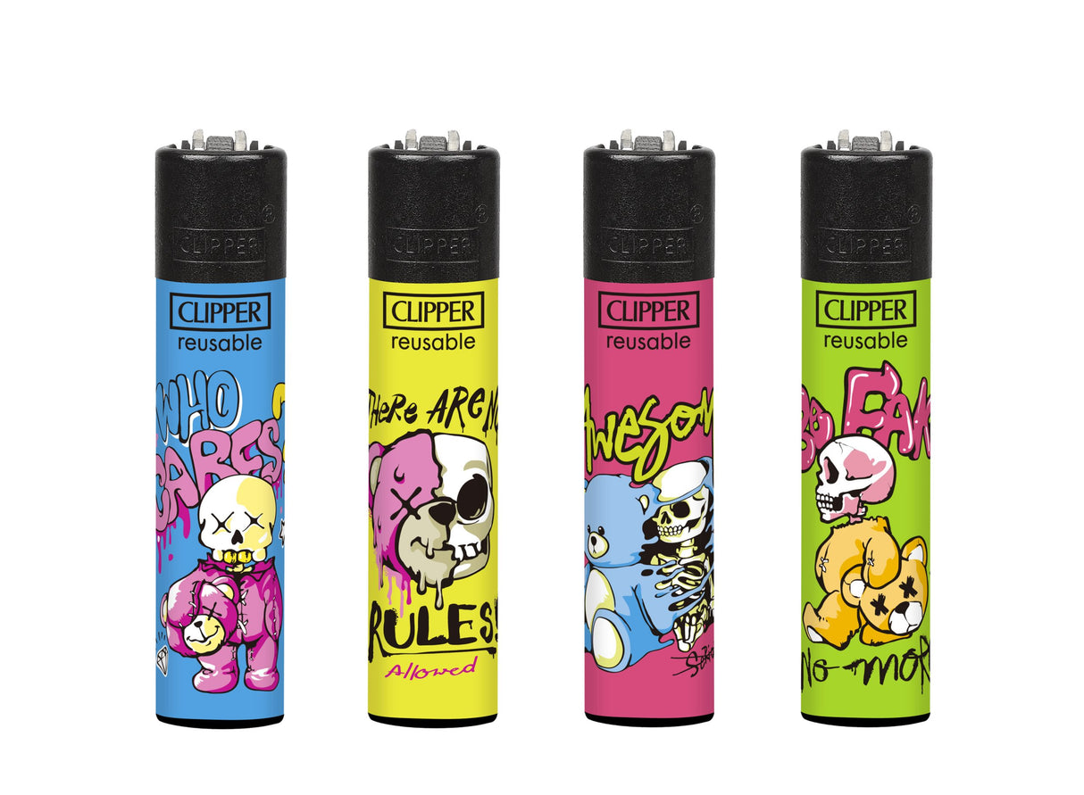 Encendedor Clipper Bear Skulls