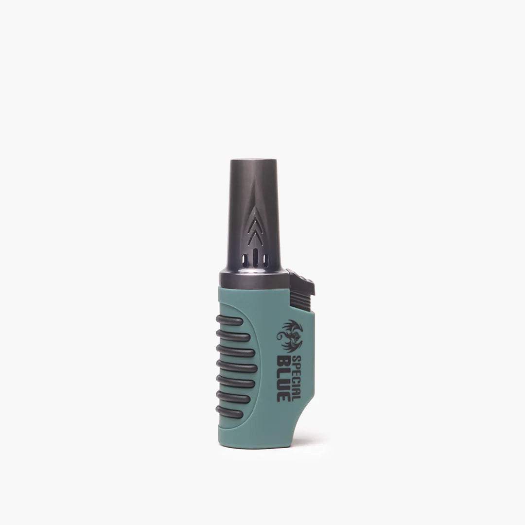 Encendedor Soplete Mod Rubber Teal - Special Blue