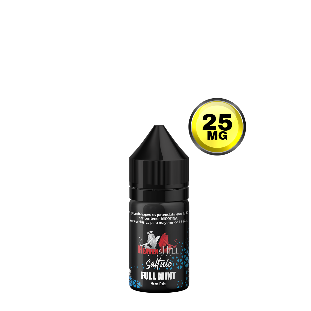Full Mint Saltnic 25 mg - HEAVEN & HELL