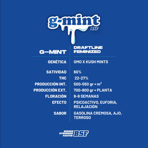 G-Mint 7 Semillas Bsf Seeds