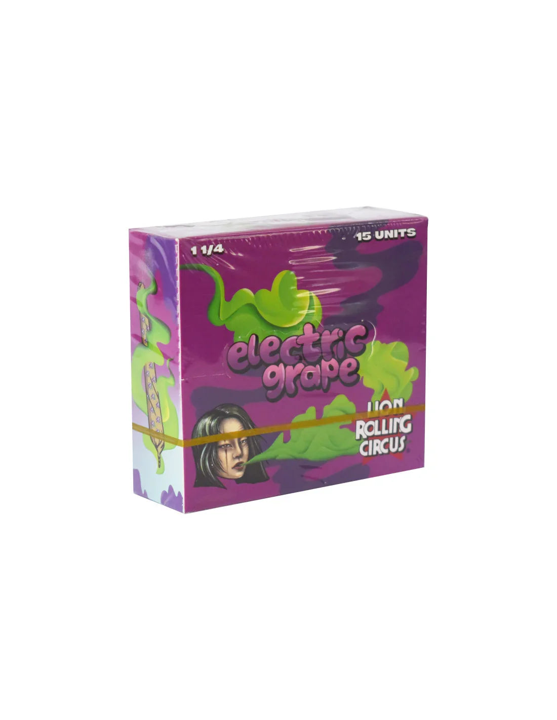 Papelillo 1 1/4 Electric Grape - Lion Rolling Circus