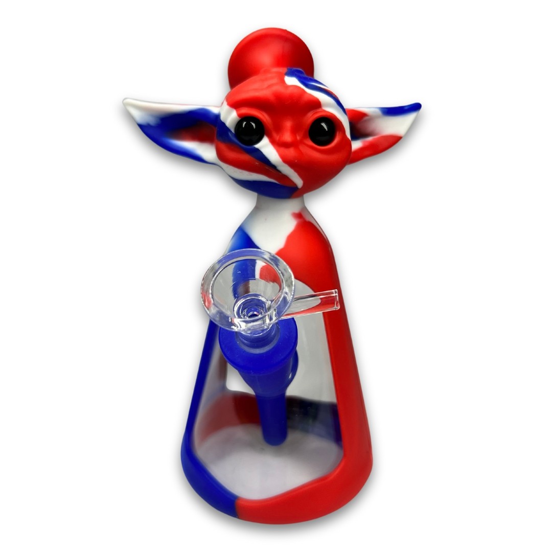 Mini Bong Baby Yoda Azul