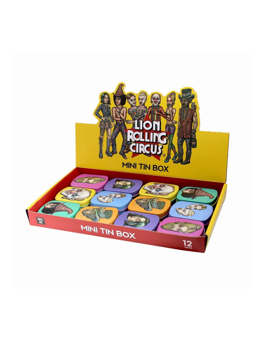 Mini Cajita Metálica - Lion Rolling Circus