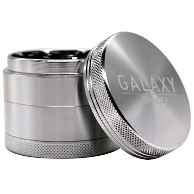 Moledor Metalico Silver 4 Pcs 73mm Galaxy