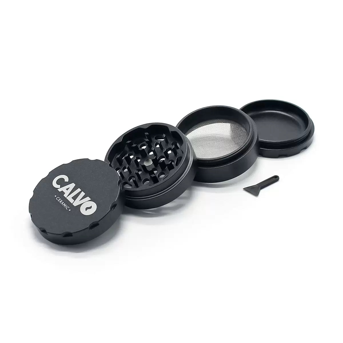 Moledor Ceramico Negro 63mm Calvo Glass