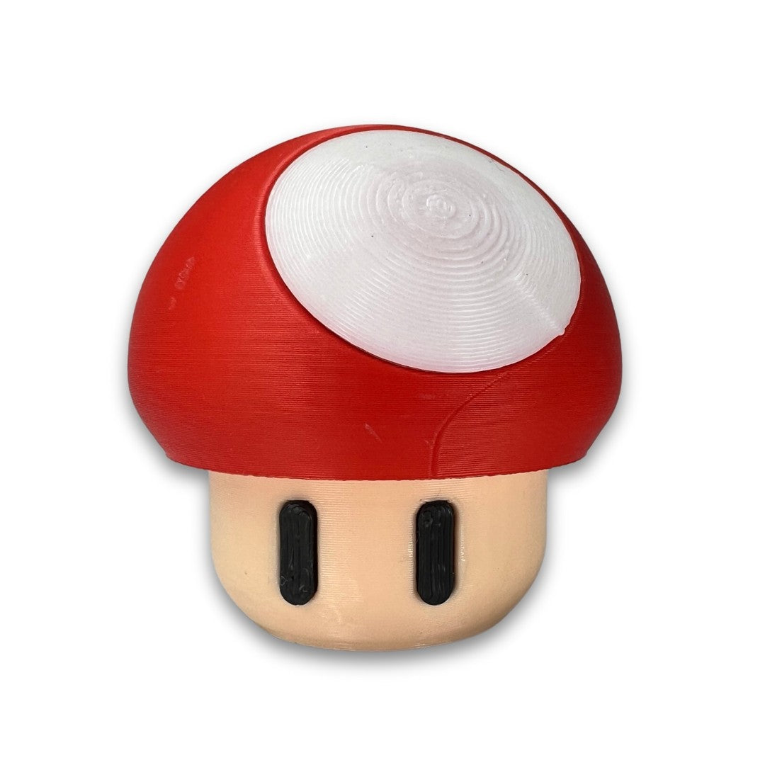 Moledor Honguito 3D 4 Piezas Rojo