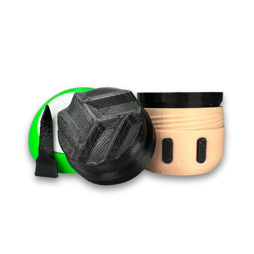 Moledor Honguito 3D 4 Piezas Verde