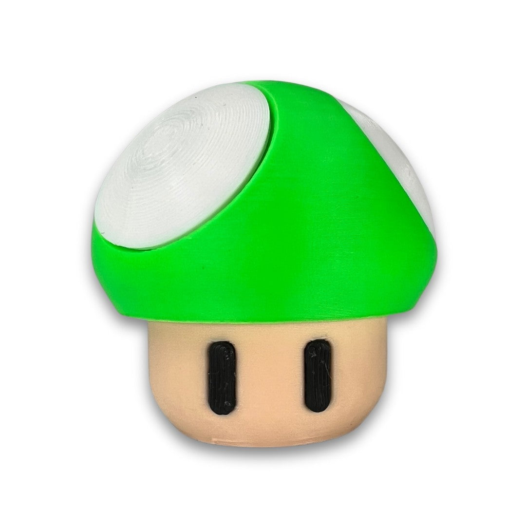 Moledor Honguito 3D 4 Piezas Verde