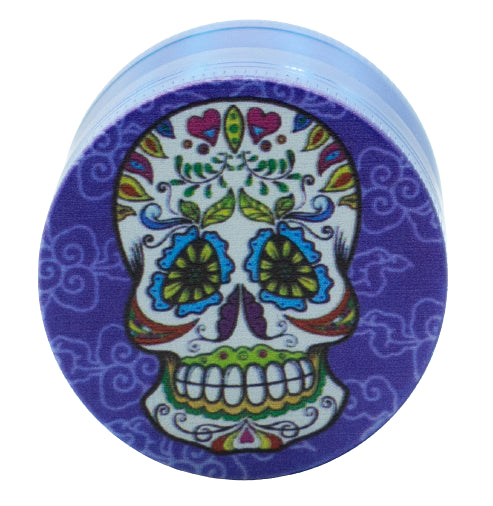 Moledor Metalico 45 Mm 4 Pcs. Catrinas Azul