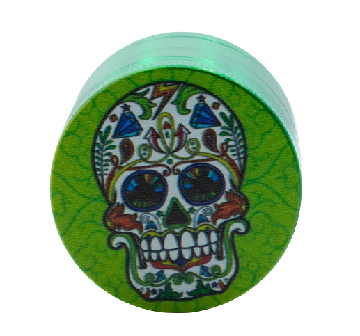 Moledor Metalico 45 Mm 4 Pcs. Catrinas Verde