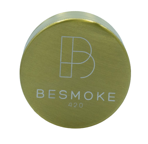 Moledor Metalico 50 mm 4 Pcs BeSmoke Dorado