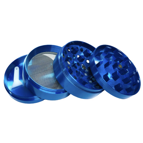 Moledor Metalico 50Mm 4 Pcs Concavo Azul