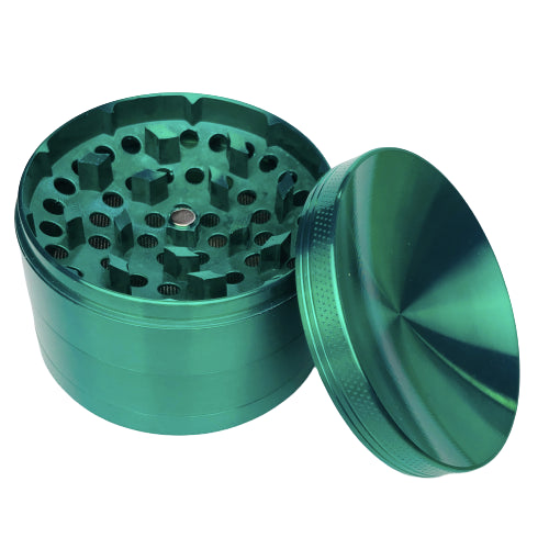 Moledor Metalico 50Mm 4 Pcs Concavo Verde