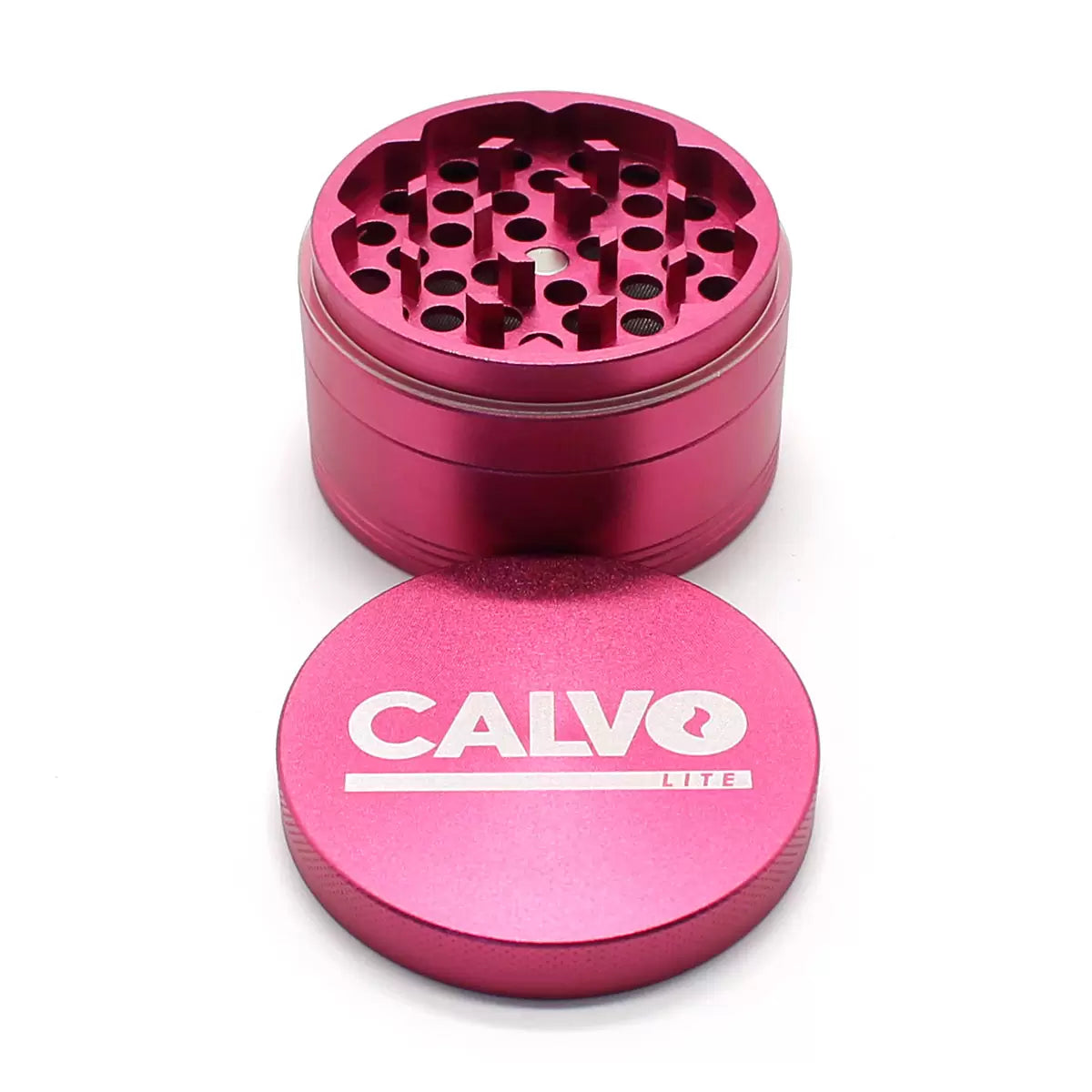 Moledor Metalico Fucsia 63mm Calvo Glass