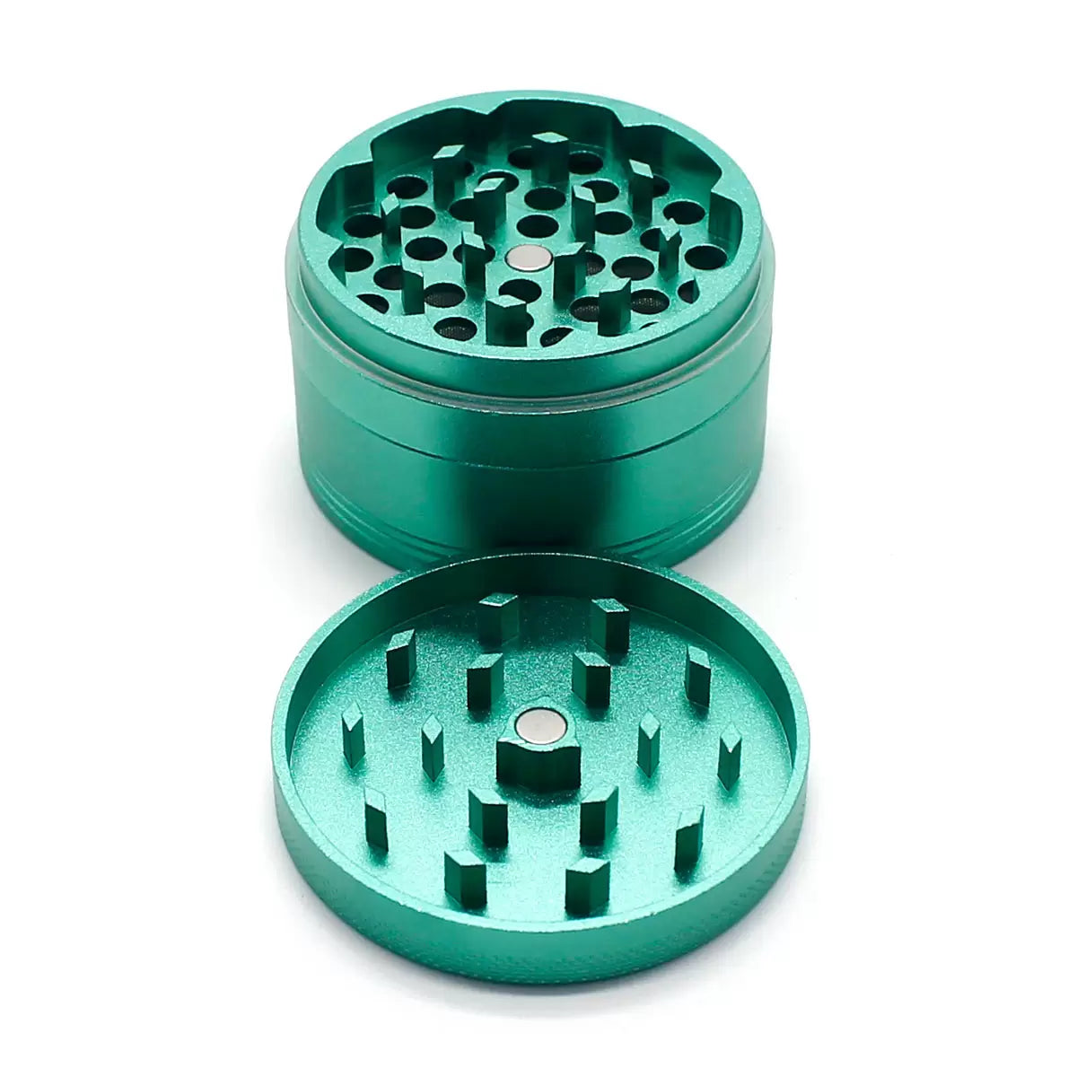 Moledor Metalico Verde 63mm Calvo Glass