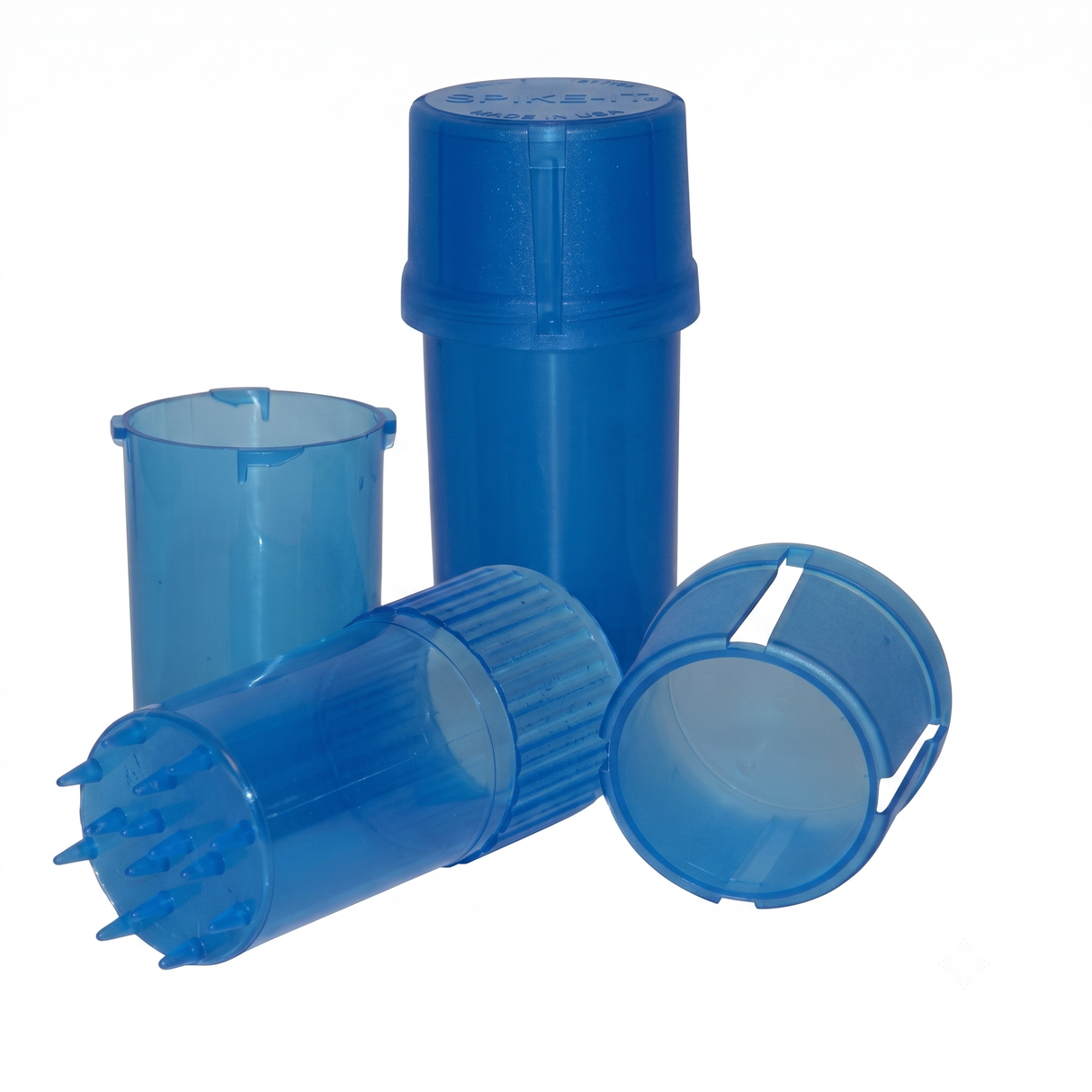 Moledor Y Contenedor 3 En 1 Azul