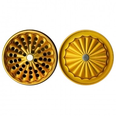 Moledor Metalico Pro Model Gold 63mm Galaxy
