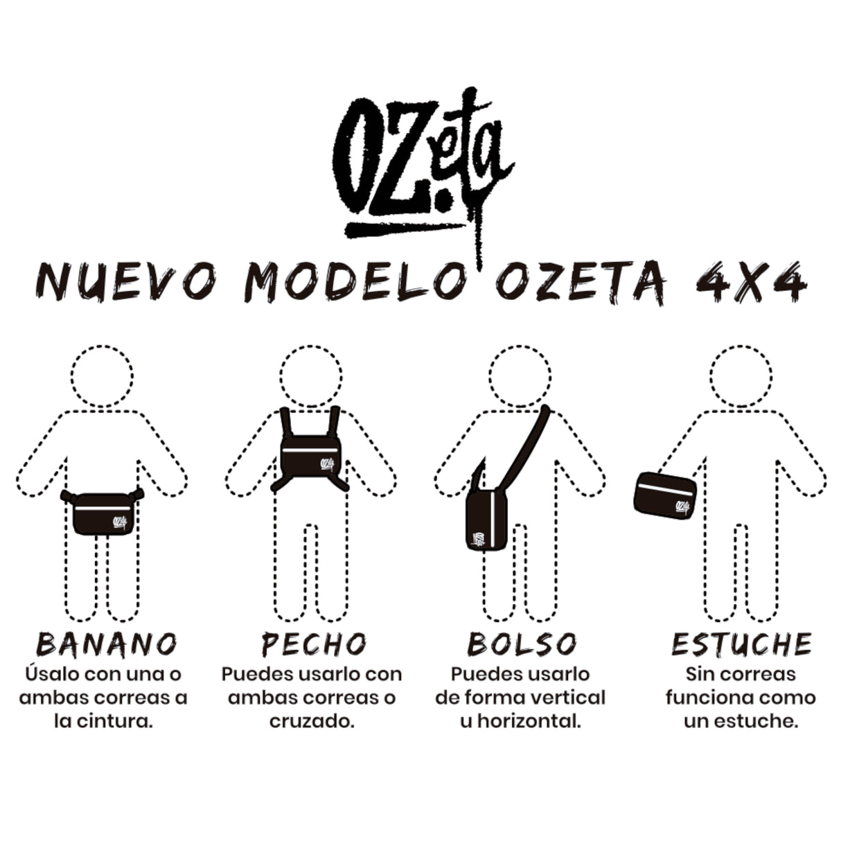 OZeta 4x4 Chestbag Con Clave