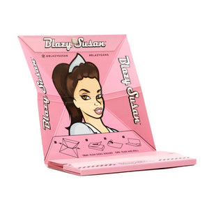 Papelillo Blazy Susan Pink King Size Slim Deluxe Kit