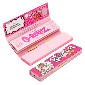Papelillo G-Rollz King Size + Tips Dr. Whiskerz Pink