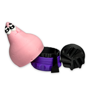 Moledor Patricio Estrella 3D 4 Piezas Rosa