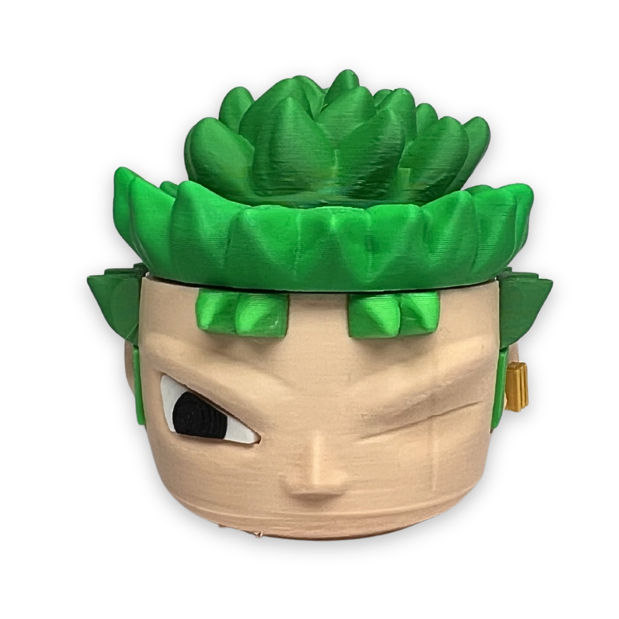 Moledor Roronoa Zoro 3D 3 Piezas Verde