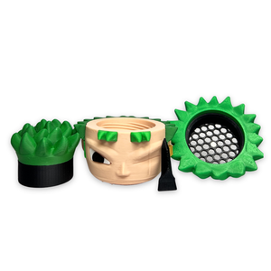 Moledor Roronoa Zoro 3D 3 Piezas Verde