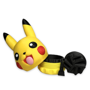 Moledor Pikachu 3D 4 Piezas Amarillo