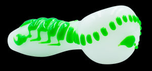 Pipa 10cm Pyrex Escorpio Fluorecente Verde