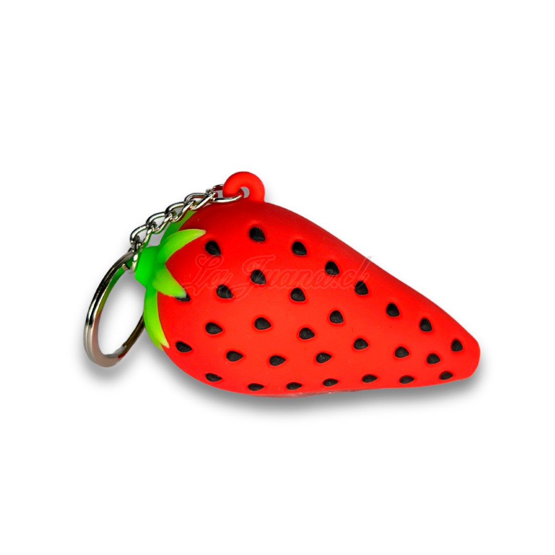 Pipa Frutilla De Silicona 8 cms