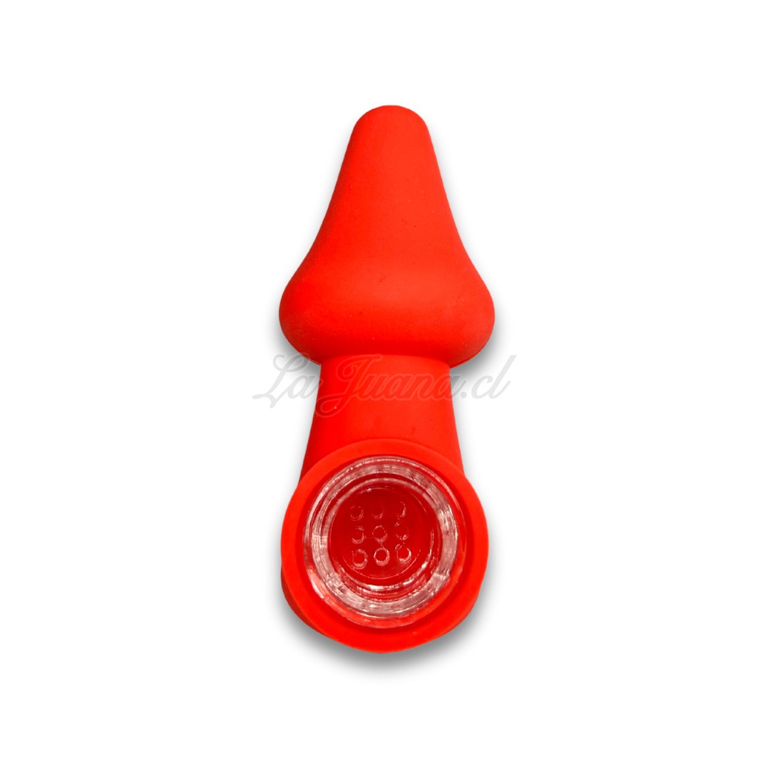 Pipa Mushroom De Silicona 8 cms