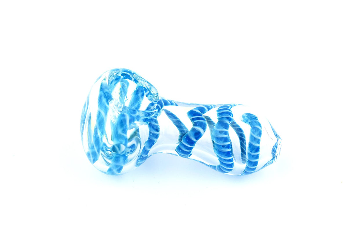 Pipa Pyrex 6 cms Serpiente Turquesa