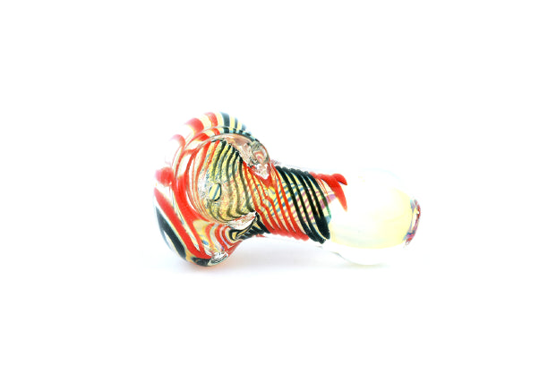 Pipa Pyrex 6 cms Torbellino Roja Verde