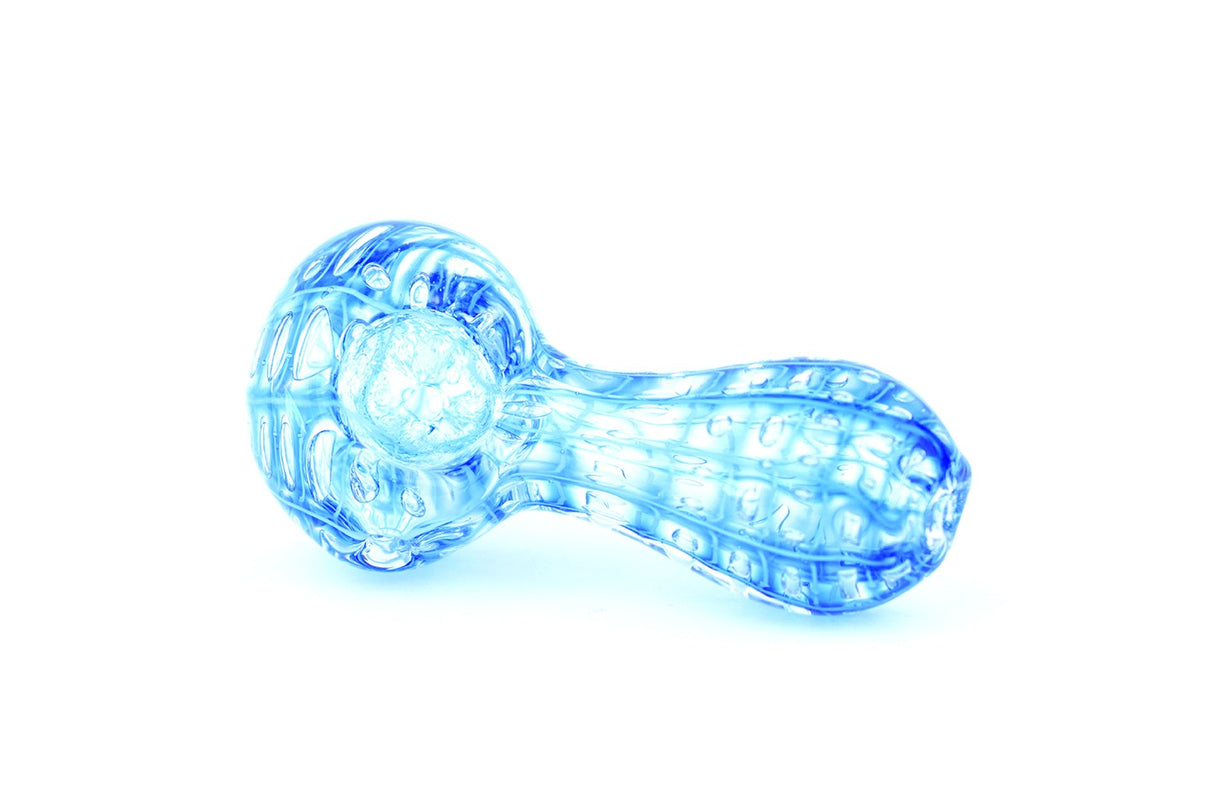 Pipa Pyrex 7 cms Burbuja Azul