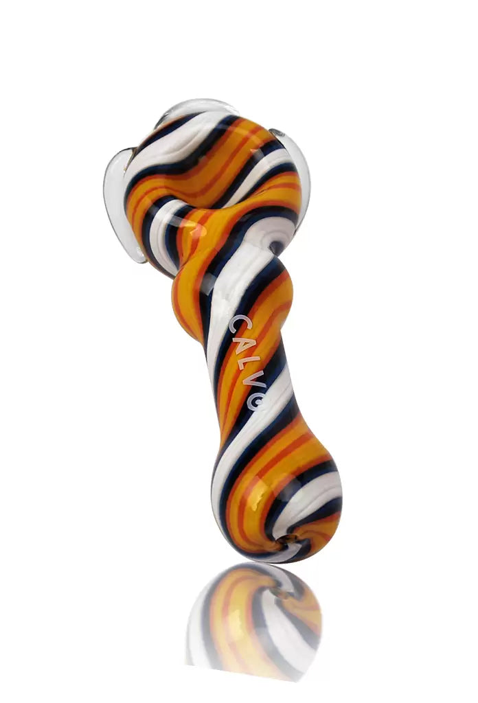 Pipa Twist Yellow 13cm Calvo Glass