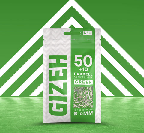 Filtros De Carbon Activado Procell Green 50u - Gizeh