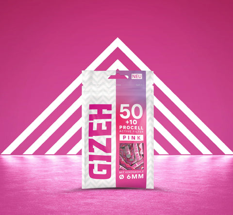 Filtros De Carbon Activado Procell Pink 50u - Gizeh