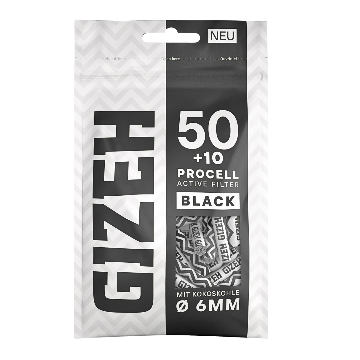Filtros De Carbon Activado Procell Black 50u - Gizeh