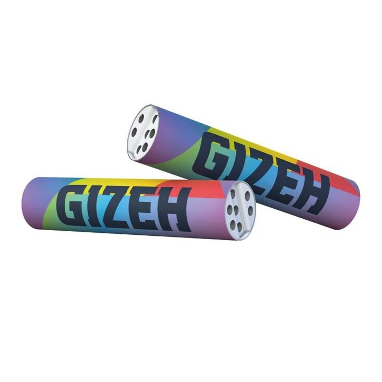 Boquillas Gizeh Carbon Activado Rainbow 6mm 10 unid.