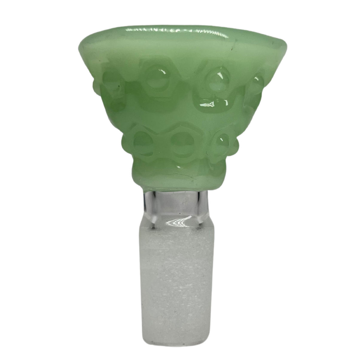Quemador Cristal Verde Agua 14 mm