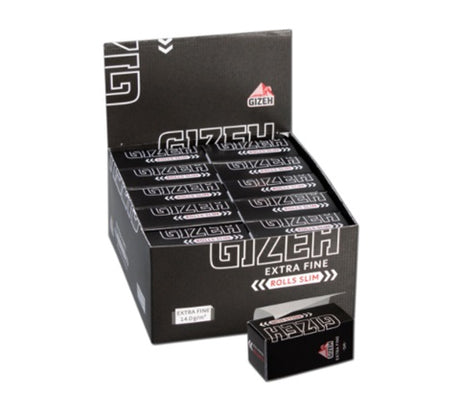 Papelillos Gizeh Rolls Extra fine Negro
