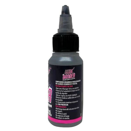Rude Banger Organic 30ml - Thievery - vista trasera con instrucciones de uso