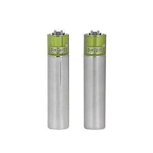 Encendedor Clipper Metalico Pistacho