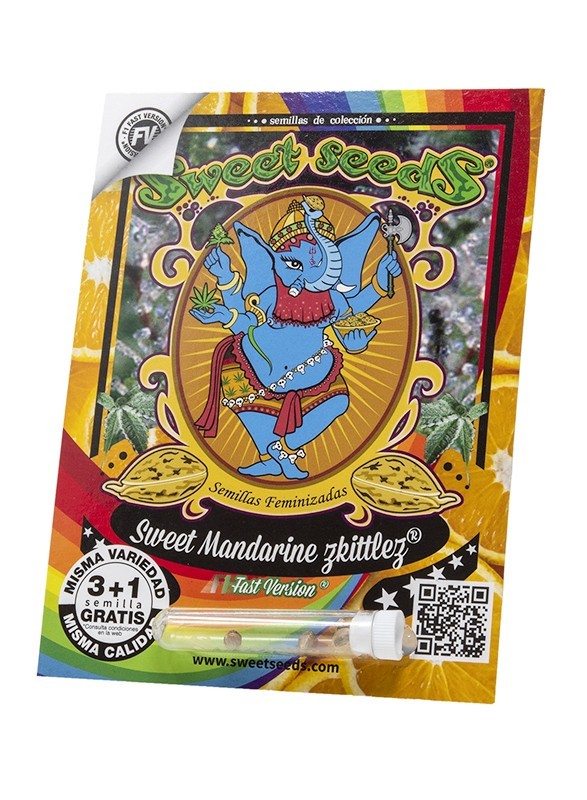 Sweet Mandarine Zkittlez F1 Fast Version 3+1 Semillas Sweet Seeds