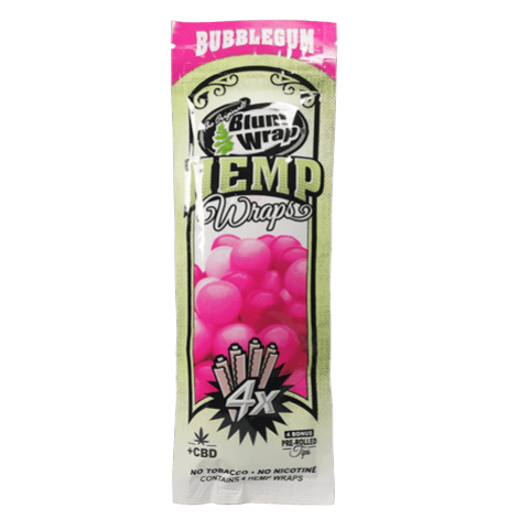 Blunt Hemp Wrap x 4 Sabor Bubble Gum