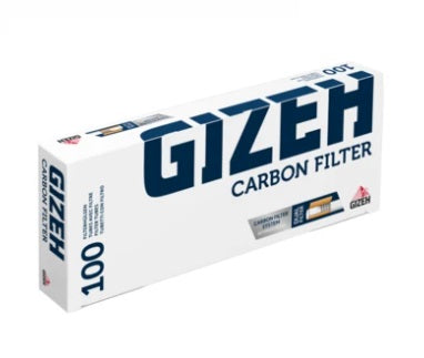 Tubos Gizeh Carbón Activo 100Uds