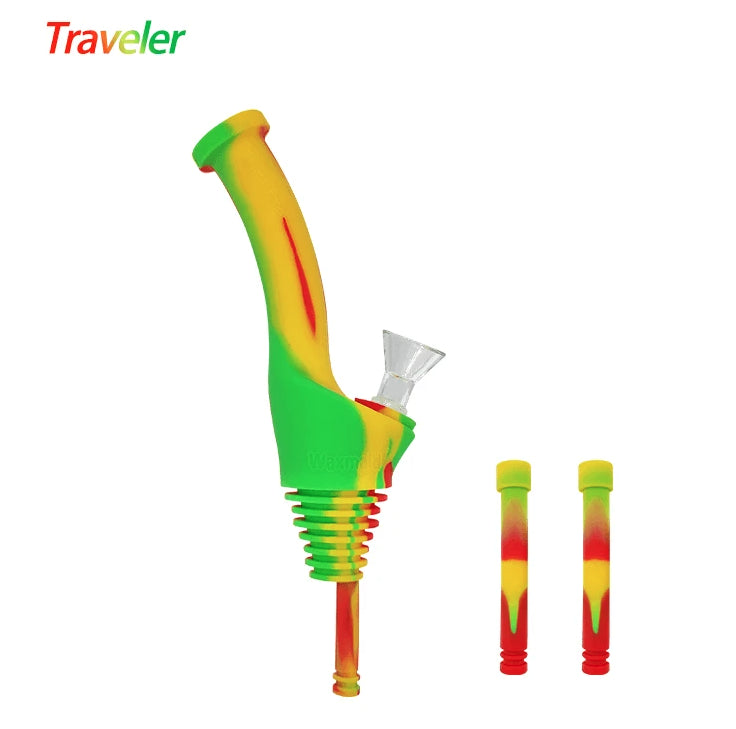 Pipa Silicona 20 cms para Botellas Rasta Waxmaid